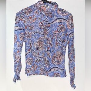 Paisley Long Sleeve Blouse
